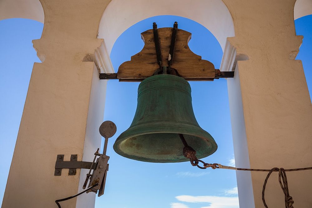 Canary Islands-Tenerife Island-Garachico-Iglesia de Santa Ana church-church bell